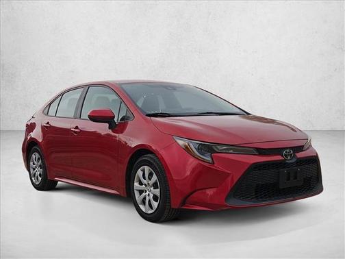 Barcelona Red Metallic 2021 Toyota Corolla LE