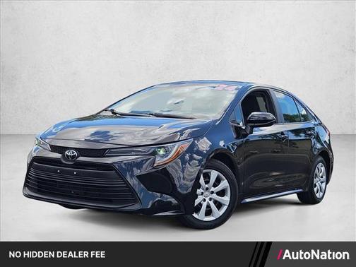 Midnight Black Metallic 2024 Toyota Corolla LE