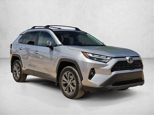 Silver Sky Metallic 2023 Toyota RAV4 Hybrid XLE Premium