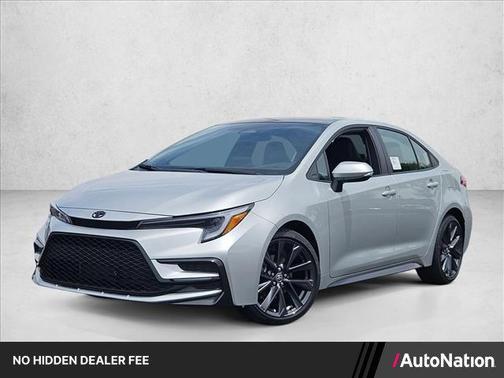 Classic Silver Metallic/Midnight Black Metallic 2026 Toyota Corolla XSE