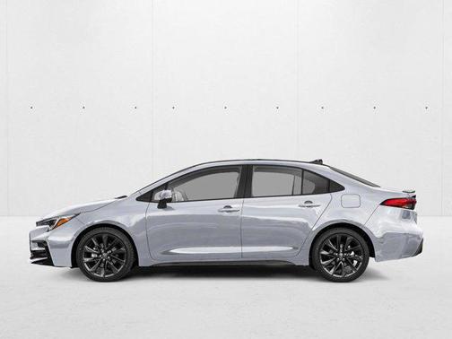 Classic Silver Metallic/Midnight Black Metallic 2026 Toyota Corolla XSE