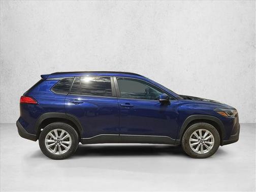 Blue Crush Metallic 2022 Toyota Corolla Cross LE