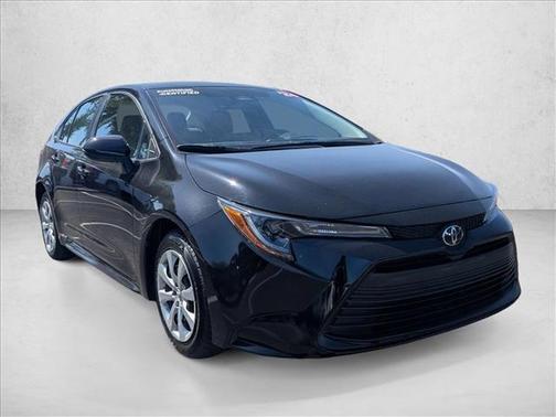 Midnight Black Metallic 2024 Toyota Corolla LE