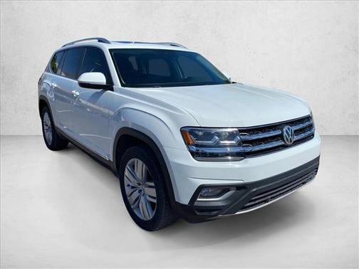 Pure White 2019 Volkswagen Atlas 3.6L SEL