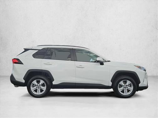 Super White 2021 Toyota RAV4 XLE