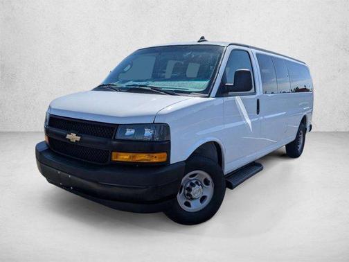 Summit White 2023 Chevrolet Express 3500 RWD 3500 Extended Wheelbase LS
