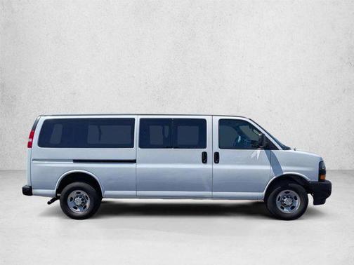 Summit White 2023 Chevrolet Express 3500 RWD 3500 Extended Wheelbase LS