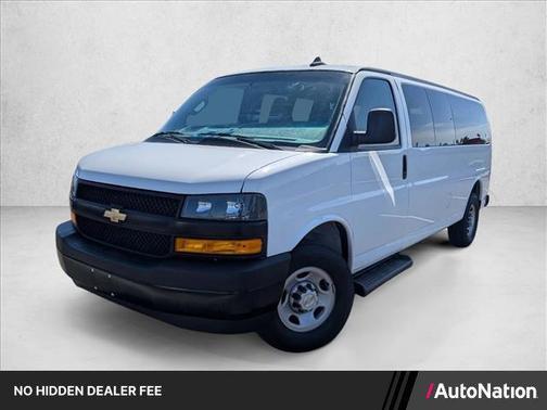 Summit White 2023 Chevrolet Express 3500 RWD 3500 Extended Wheelbase LS