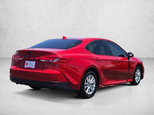 Supersonic Red 2025 Toyota Camry LE