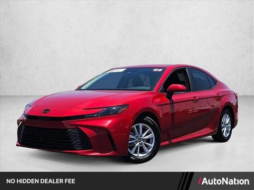 Supersonic Red 2025 Toyota Camry LE