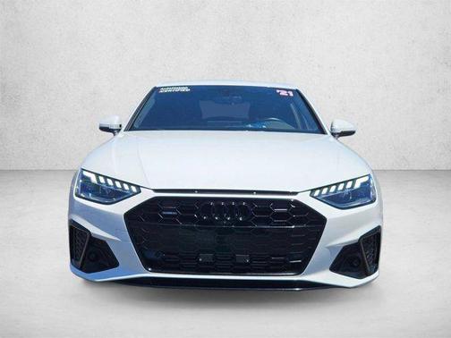 Ibis White 2021 Audi A4 45 S line Premium Plus