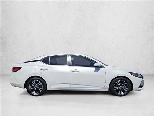 Aspen White TriCoat Pearl 2022 Nissan Sentra SV
