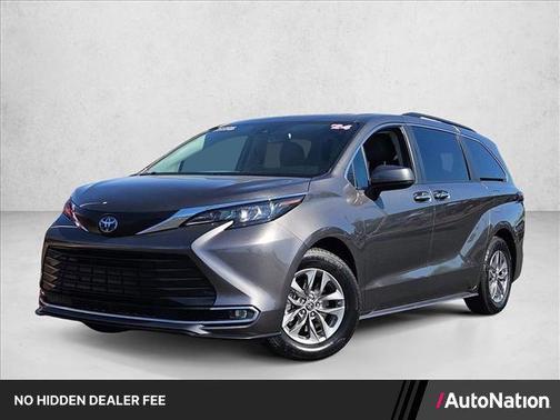 Predawn Gray Mica 2024 Toyota Sienna XLE