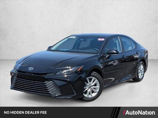 Midnight Black Metallic 2025 Toyota Camry LE
