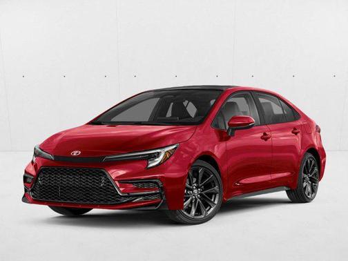 Ruby Flare Pearl/Midnight Black Metallic 2026 Toyota Corolla XSE