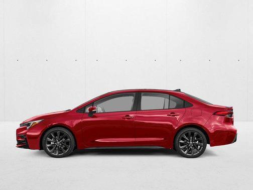 Ruby Flare Pearl/Midnight Black Metallic 2026 Toyota Corolla XSE
