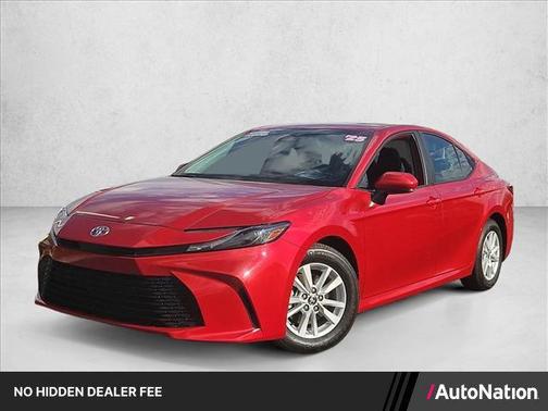 Supersonic Red 2025 Toyota Camry LE