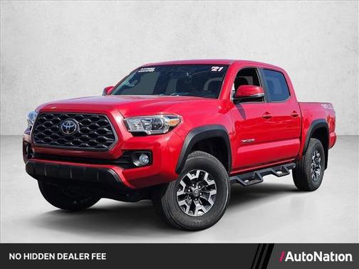 Barcelona Red Metallic 2021 Toyota Tacoma TRD Off Road