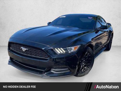 Shadow Black 2017 Ford Mustang V6