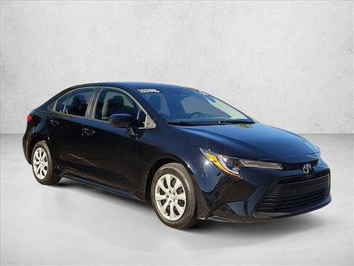 Midnight Black Metallic 2025 Toyota Corolla LE