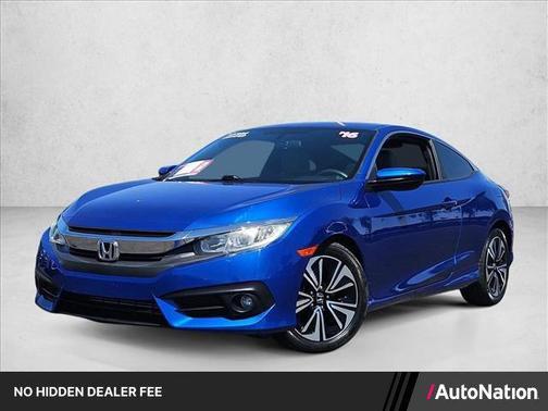 Aegean Blue Metallic 2016 Honda Civic EX-T