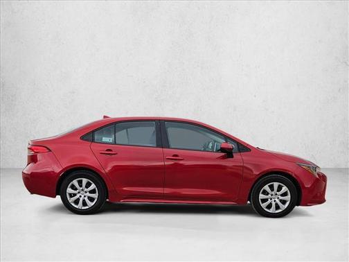 Barcelona Red Metallic 2021 Toyota Corolla LE