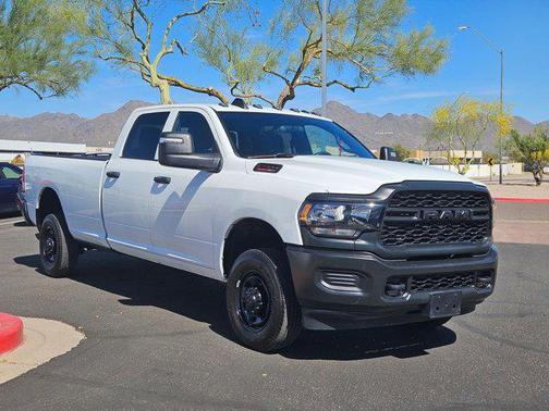 Bright White Clearcoat 2024 RAM 2500 Tradesman Crew Cab 4x4 8' Box