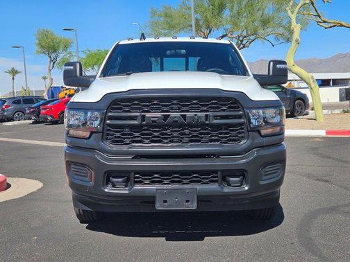 Bright White Clearcoat 2024 RAM 2500 Tradesman Crew Cab 4x4 8' Box