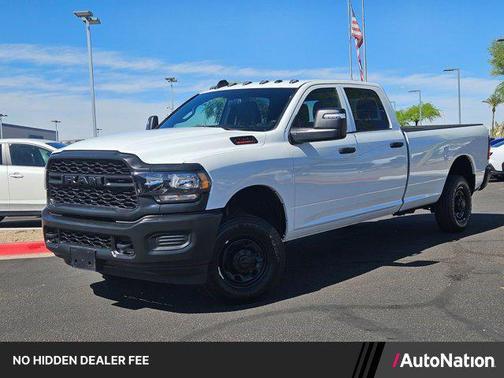 Bright White Clearcoat 2024 RAM 2500 Tradesman Crew Cab 4x4 8' Box