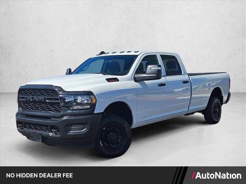 Bright White Clearcoat 2024 RAM 2500 Tradesman Crew Cab 4x4 8' Box