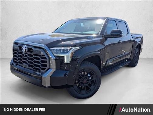 Midnight Black Metallic 2026 Toyota Tundra Hybrid Platinum