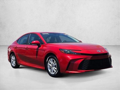 Supersonic Red 2025 Toyota Camry LE