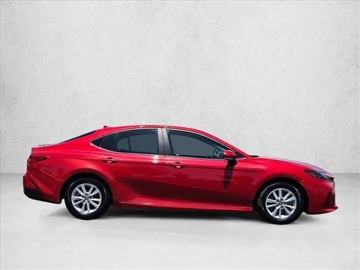 Supersonic Red 2025 Toyota Camry LE