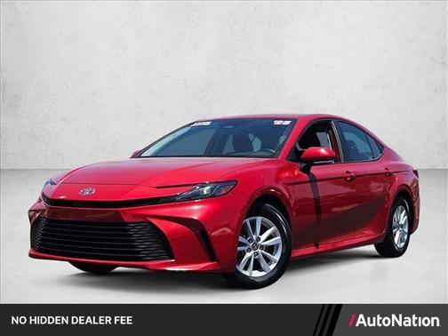 Supersonic Red 2025 Toyota Camry LE