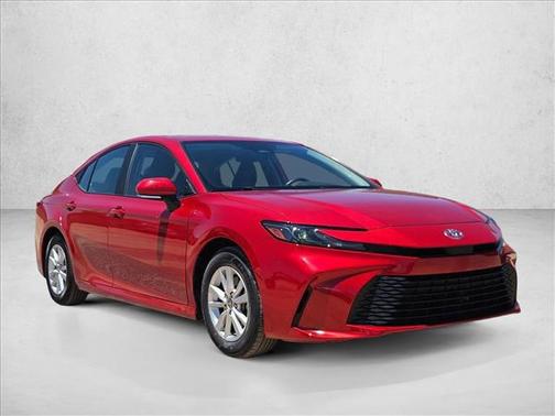 Supersonic Red 2025 Toyota Camry LE
