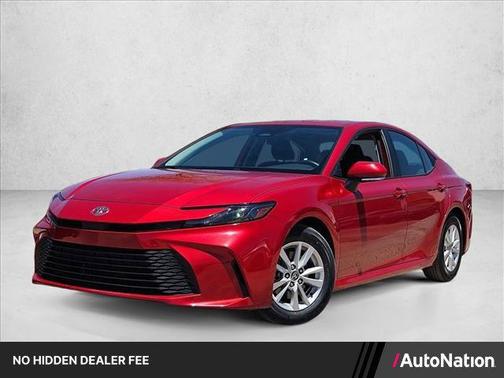 Supersonic Red 2025 Toyota Camry LE