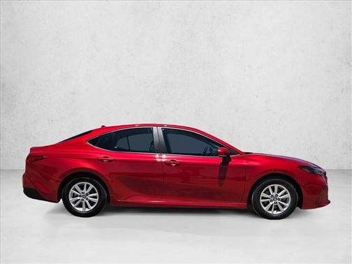 Supersonic Red 2025 Toyota Camry LE