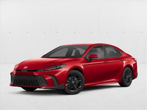 Supersonic Red 2025 Toyota Camry LE