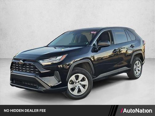 Midnight Black Metallic 2025 Toyota RAV4 LE