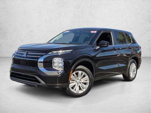 Black 2025 Mitsubishi Outlander ES 2.5 S-AWC
