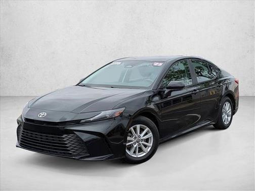 Midnight Black Metallic 2025 Toyota Camry LE