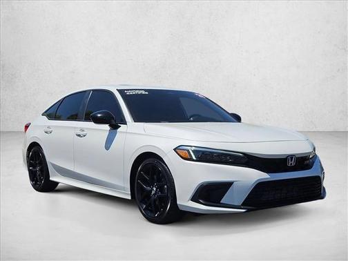 Platinum White Pearl 2023 Honda Civic Si Base