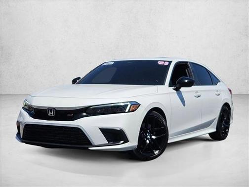 Platinum White Pearl 2023 Honda Civic Si Base