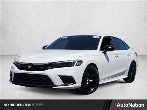 Platinum White Pearl 2023 Honda Civic Si Base