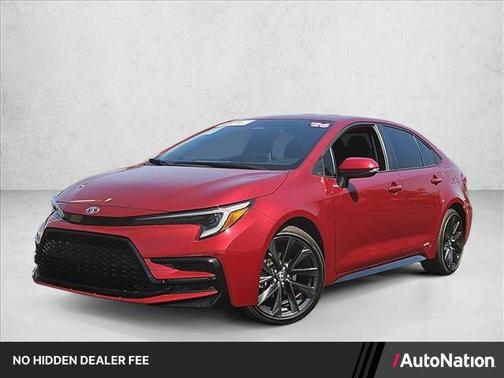 Ruby Flare Pearl 2026 Toyota Corolla Hybrid SE