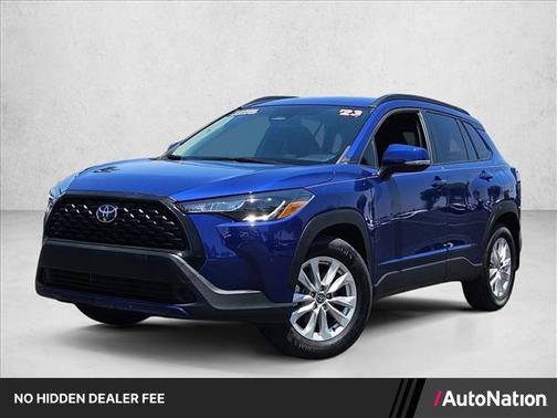 Blue Crush Metallic 2023 Toyota Corolla Cross LE
