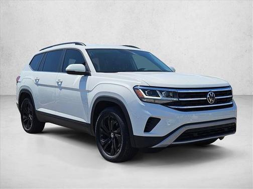 Pure White 2023 Volkswagen Atlas 3.6L SE w/Technology