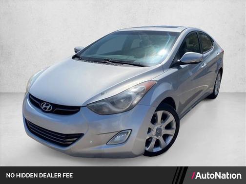 Shimmering Air Silver 2013 Hyundai ELANTRA Limited