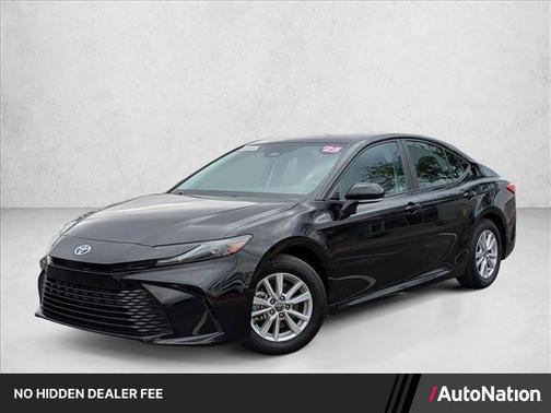 Midnight Black Metallic 2025 Toyota Camry LE