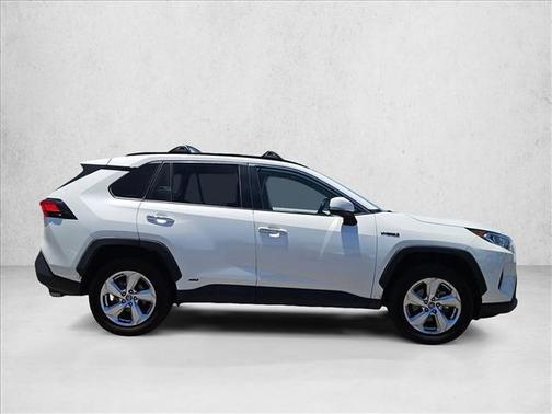 Blizzard Pearl 2021 Toyota RAV4 Hybrid Limited